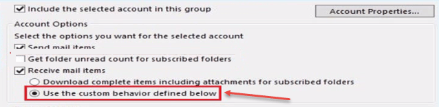 outlook 2010 5 custom behavior