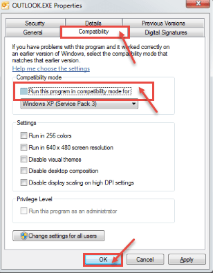 outlook 2010 9 compatibility