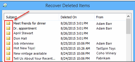 outlook 2013 4 recovered items