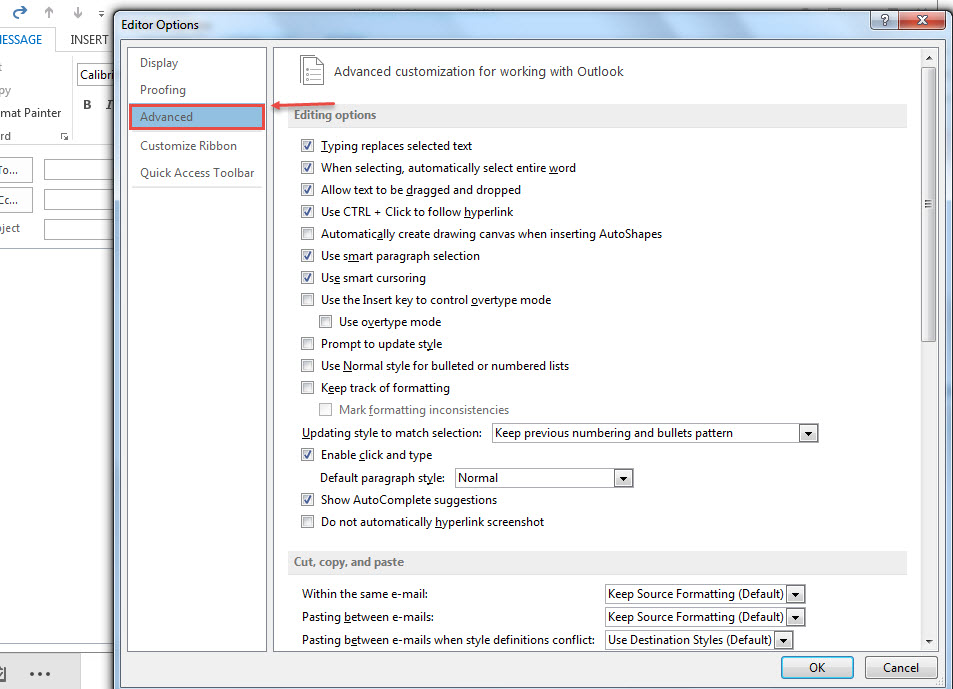 outlook 2013 5 advanced