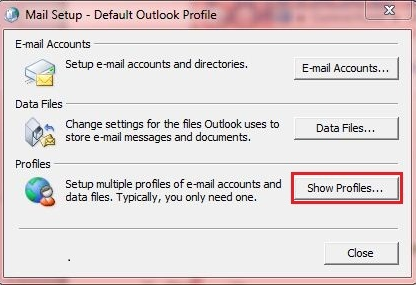 outlook 2013 6 mail setup