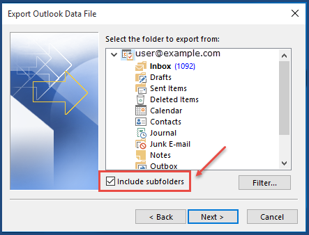 outlook 2013 8 check box