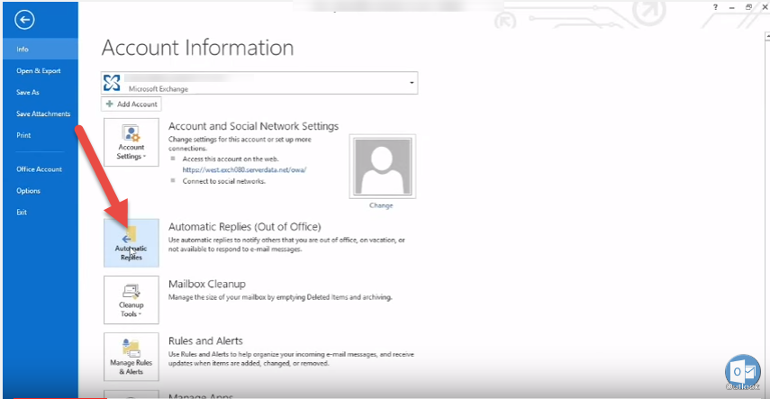 outlook 2013 2 auto reply