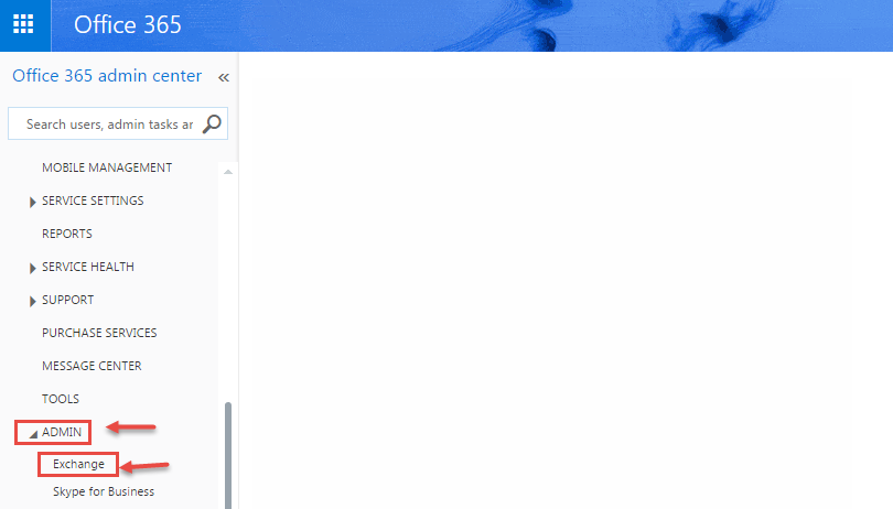 office 365 1 admin exchange mail flow