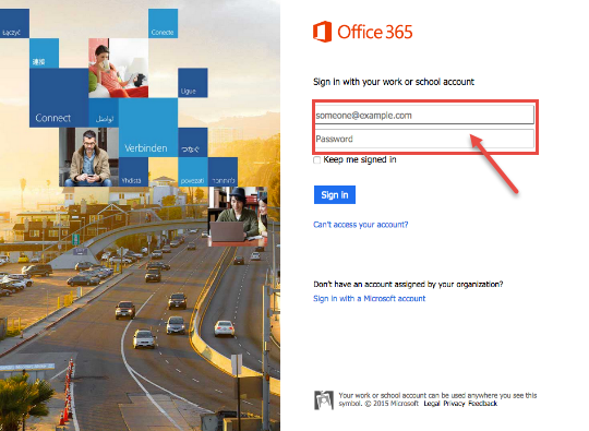 office 365 1 log in