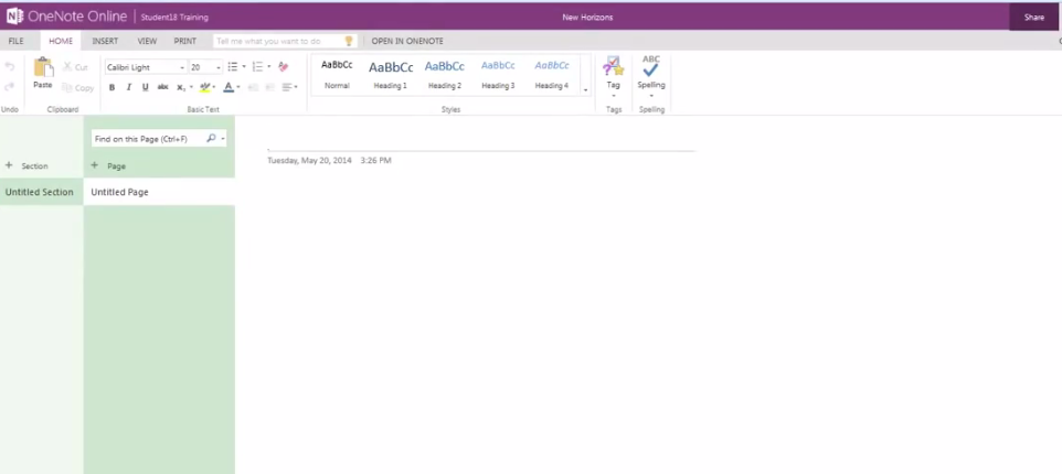 office 365 1 onenote online