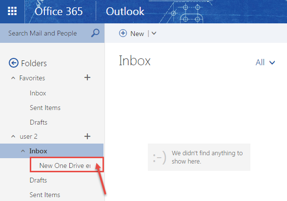 office 365 12 display new subfolder