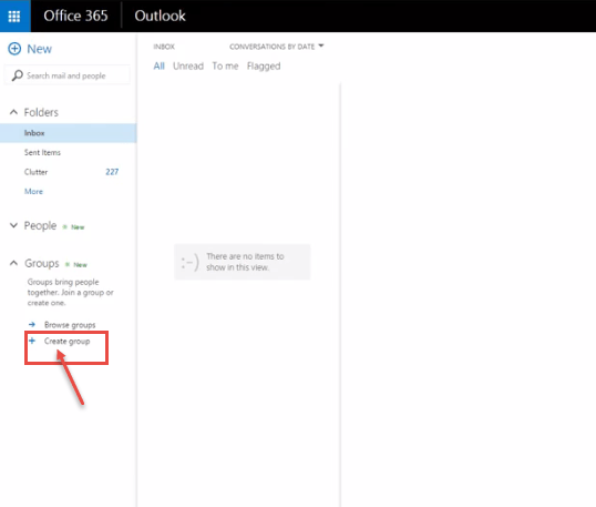 office 365 2 create group