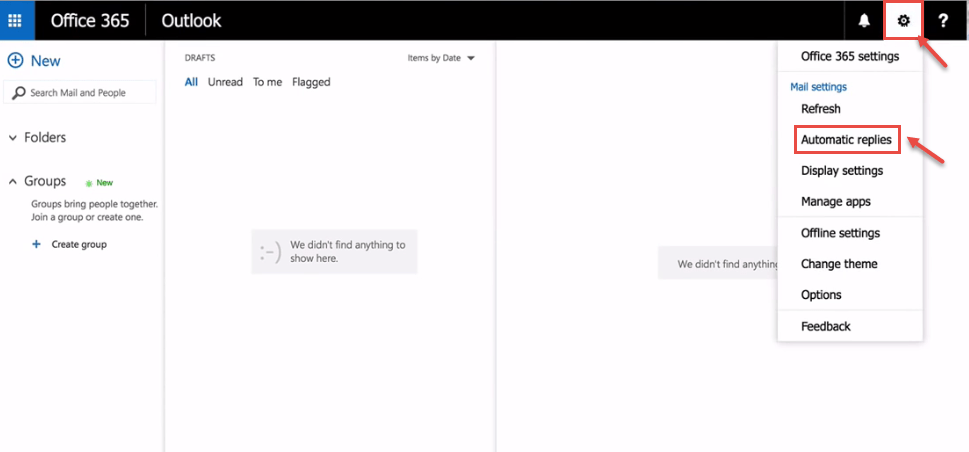 office 365 3 automatic replies