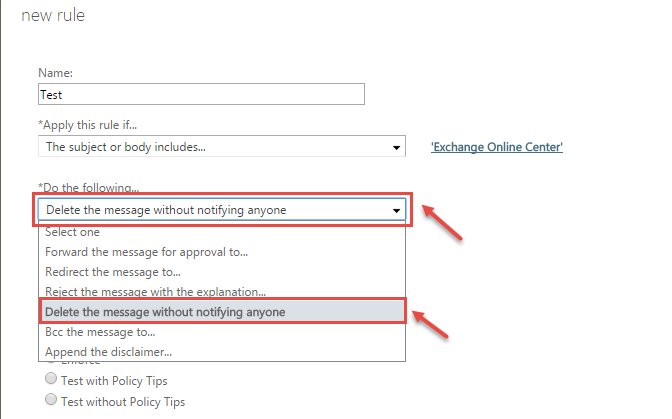 office 365 7 do option