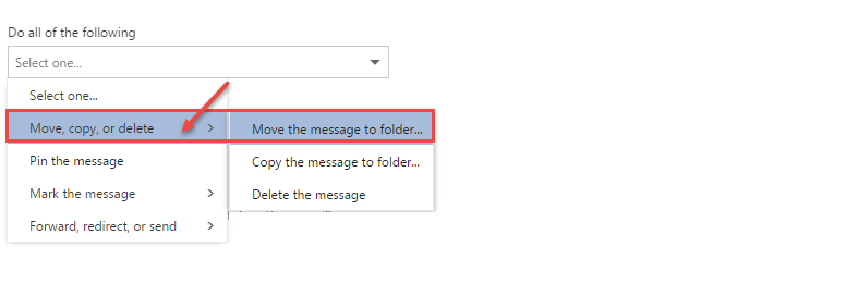 office 365 7 move copy delete