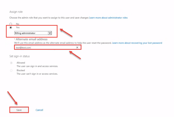 office 365 9 alternative email address