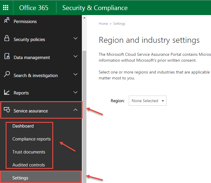 office 365 9 service assurance