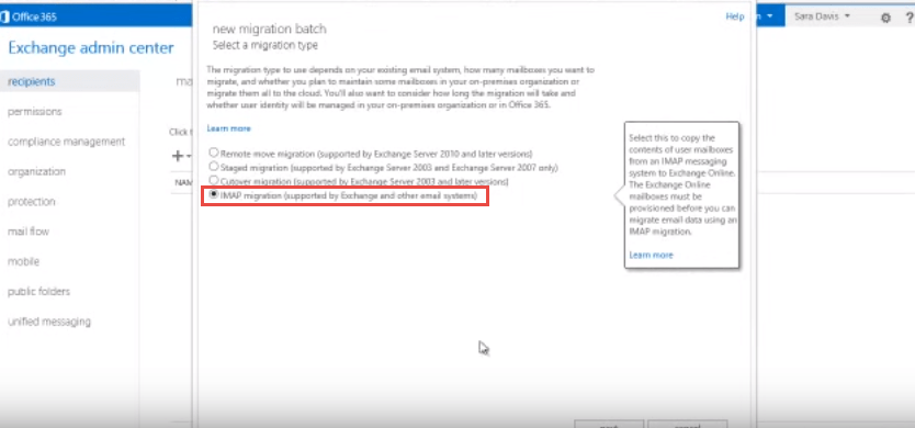 office 365 3 IMAP Migration